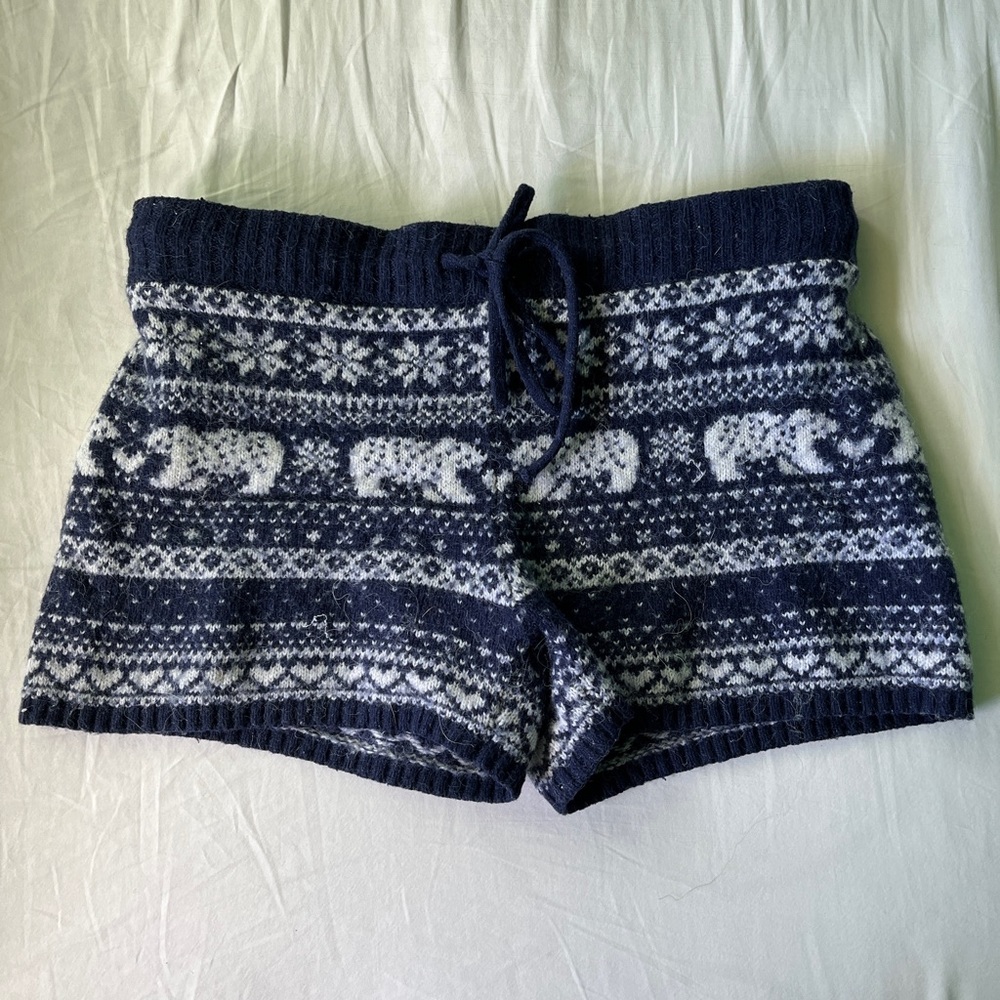 fuzzy aerie shorts